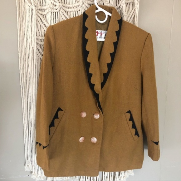 Vintage Jackets & Blazers - ⚡️3/$20 Vintage wool boyfriend blazer M